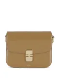 A.P.C. Grace leather shoulder bag - Brown