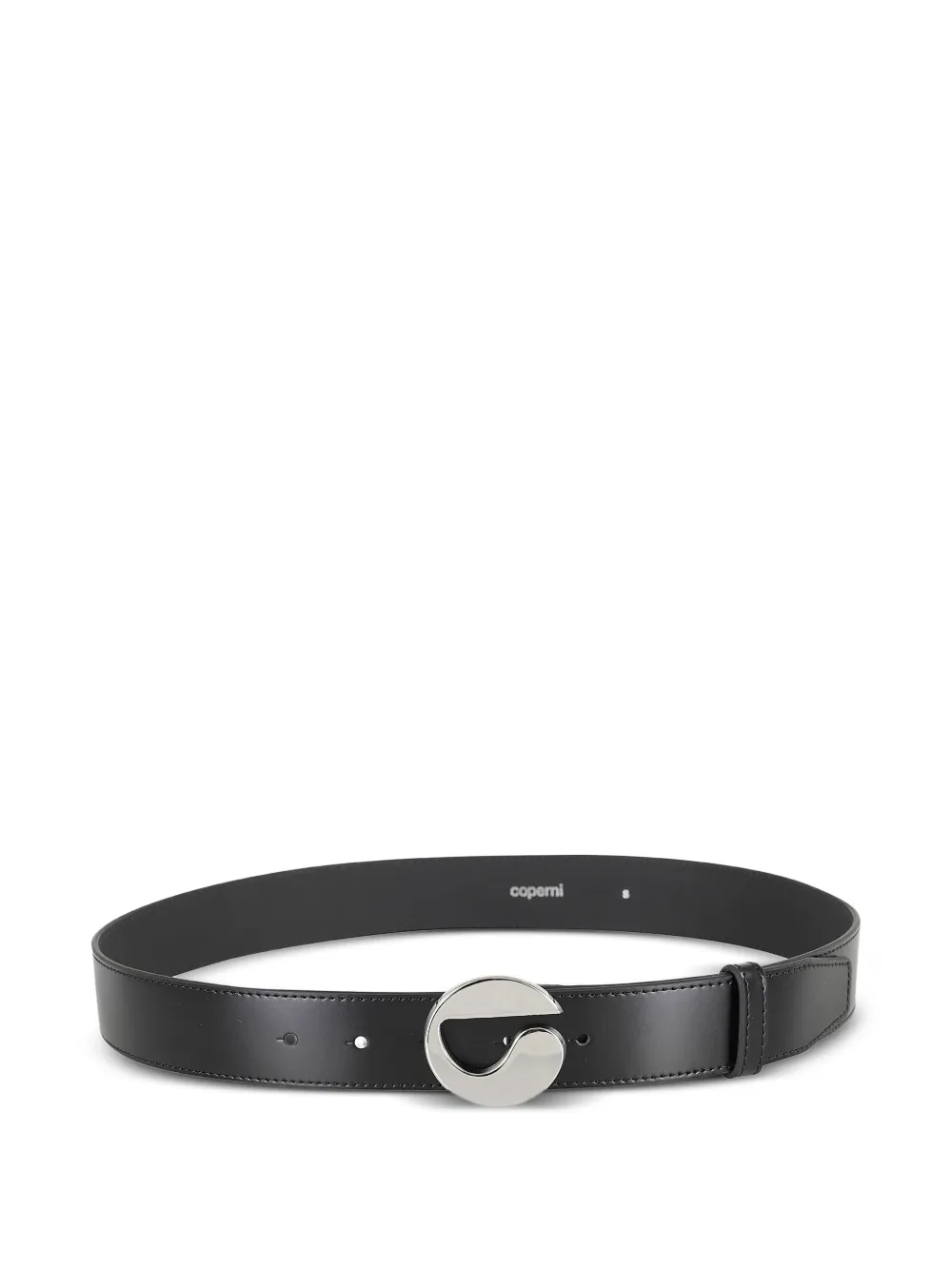 Coperni Leren riem met logogesp - Zwart