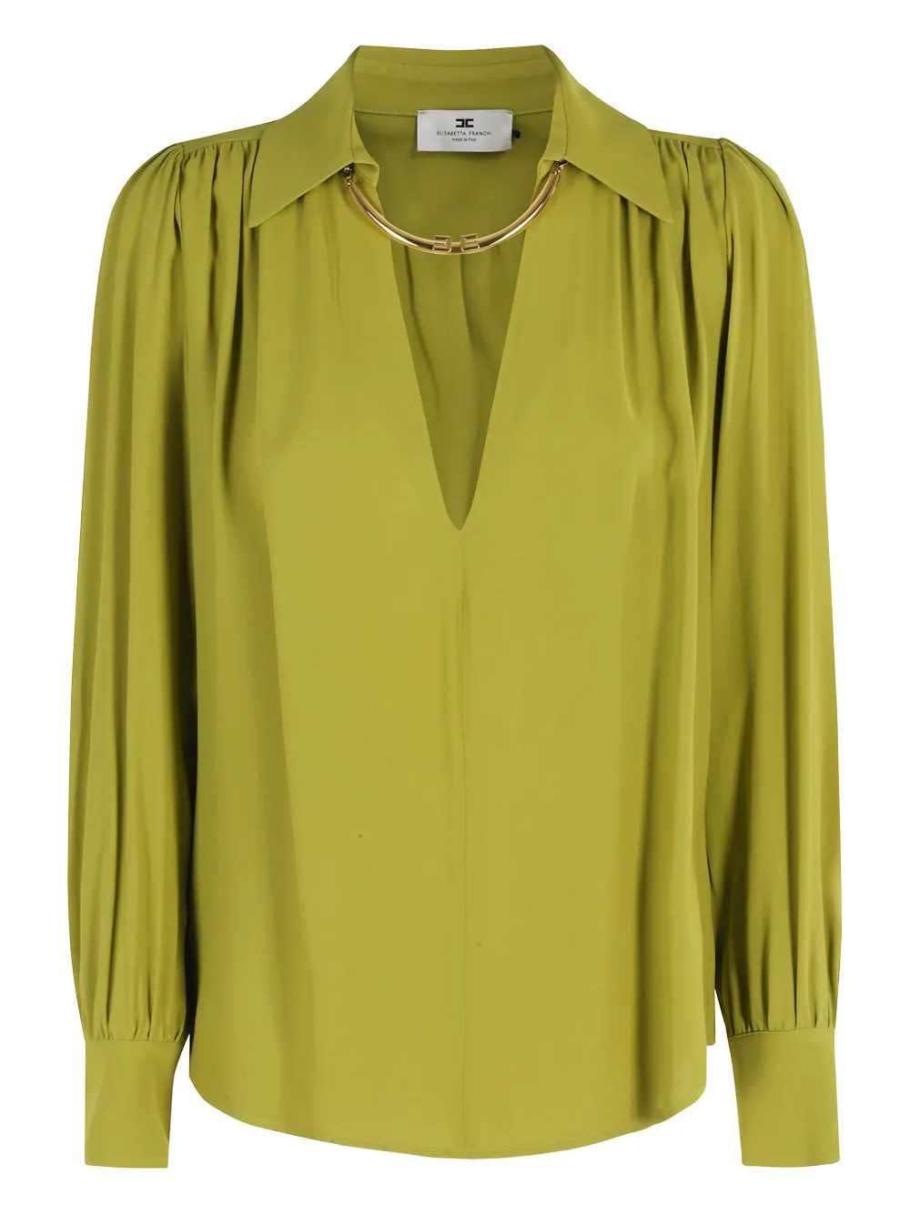Elisabetta Franchi collared blouse Groen