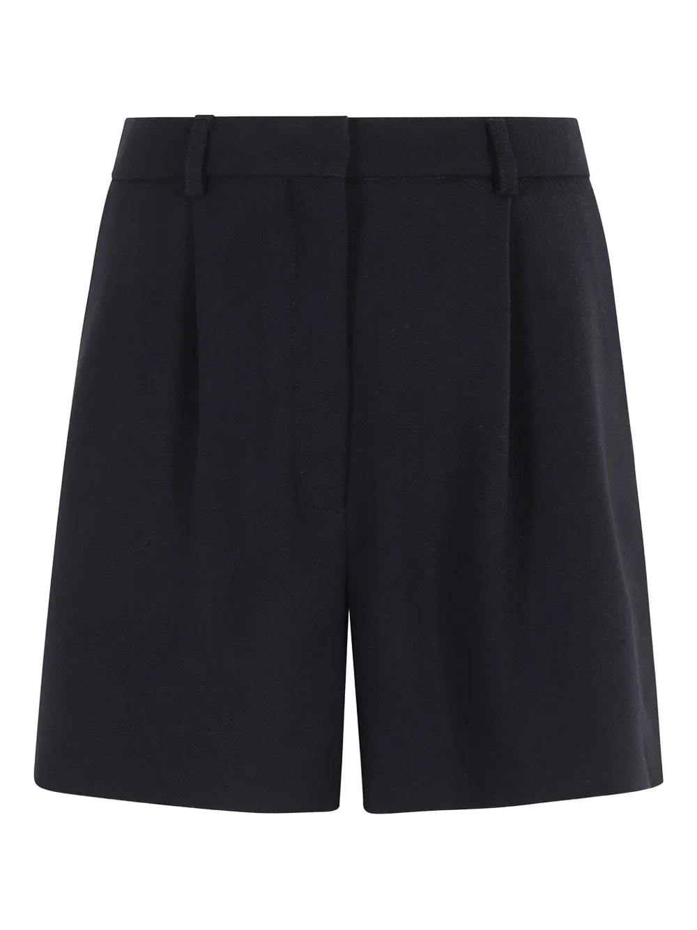 Herskind Pleated Tailored Shorts In Blue