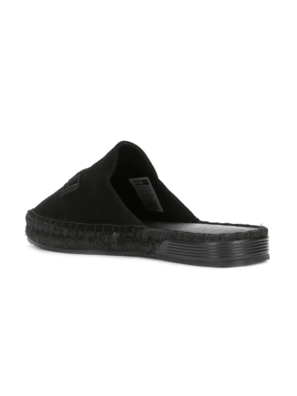 PUMA x Fenty by Rihanna suede "Black" espadrilles