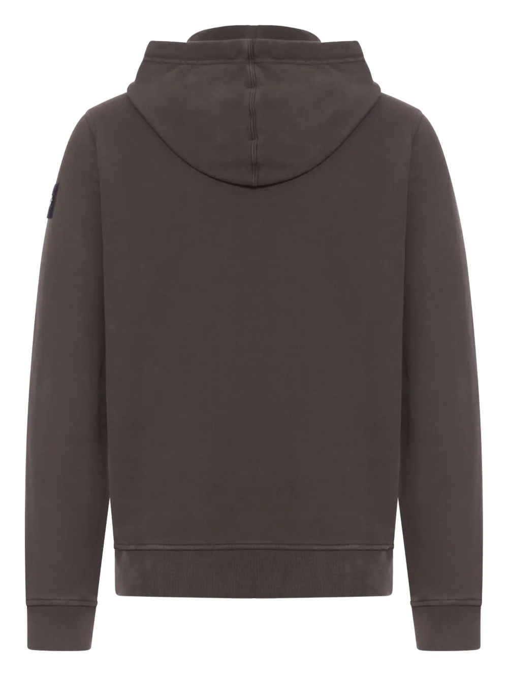 Stone Island Hoodie met logopatch Bruin