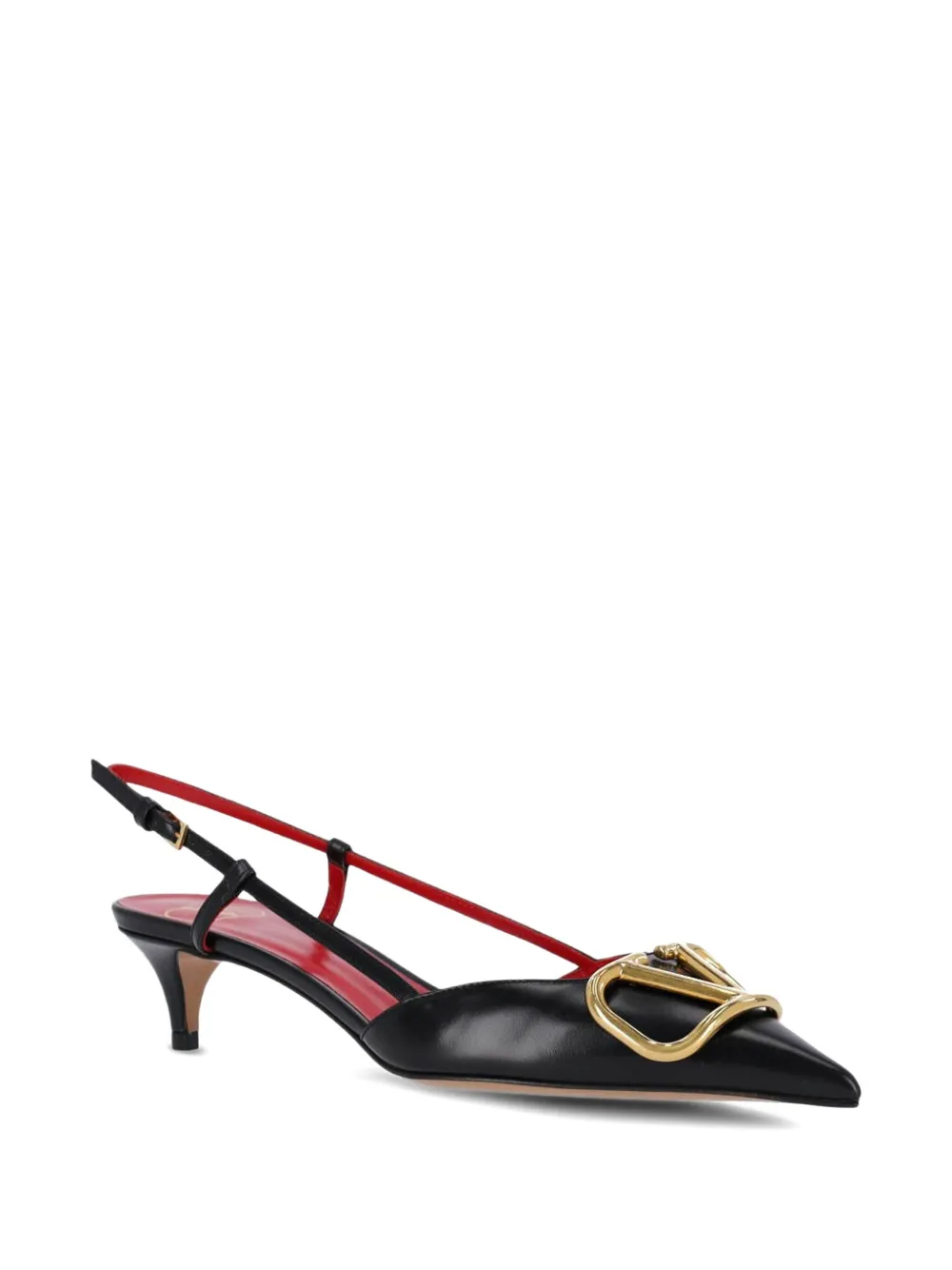 Valentino Garavani Vlogo signature slingback pumps Black
