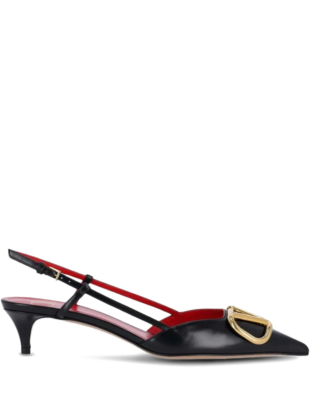 Valentino Garavani Vlogo signature slingback pumps Black