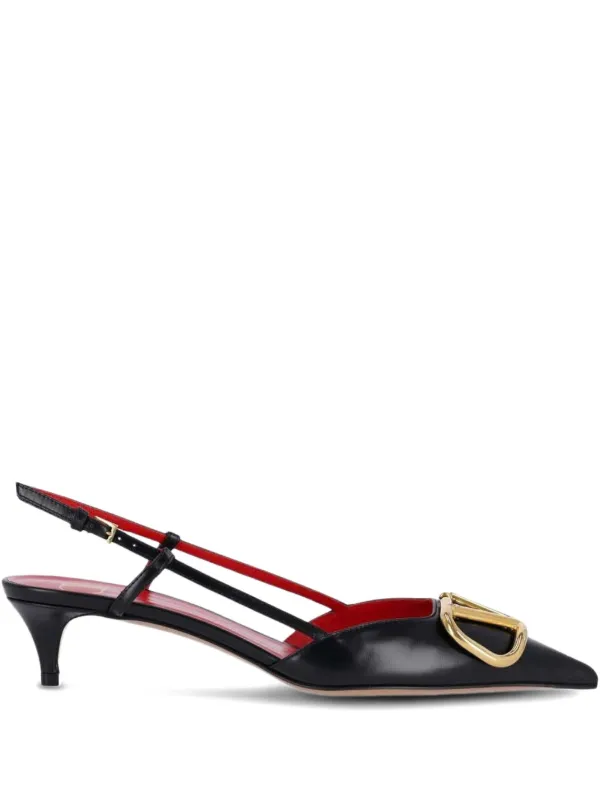 【関税込】VALENTINO Vロゴシグネチャースリングバックパンプス 関税込☆VALENTINO☆Vロゴ シグネチャー スリングバックパンプス