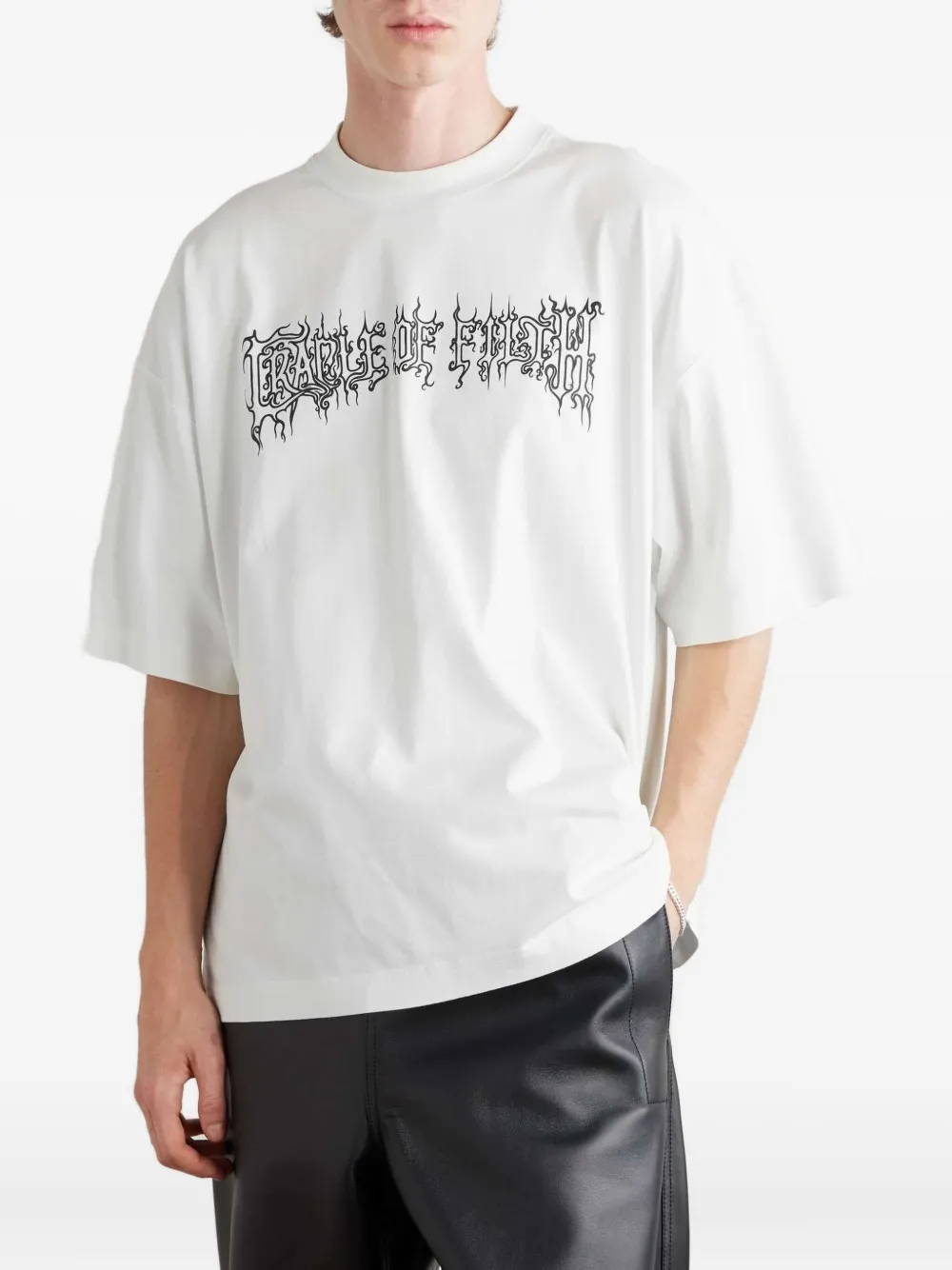 VETEMENTS T-shirt met grafische print - Wit