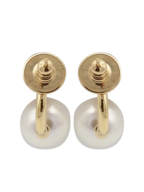 Jimmy Choo crystal-embellished pearl earrings