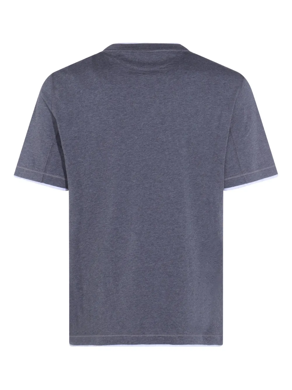 Brunello Cucinelli T-shirt met geborduurd detail Grijs