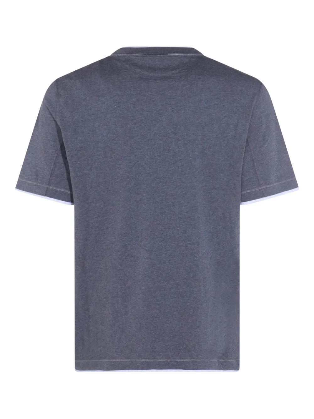 Brunello Cucinelli T-shirt met geborduurd detail Grijs