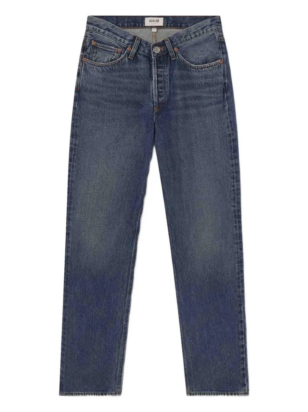 Agolde Valen Jeans In Regenerated Denim In Blue