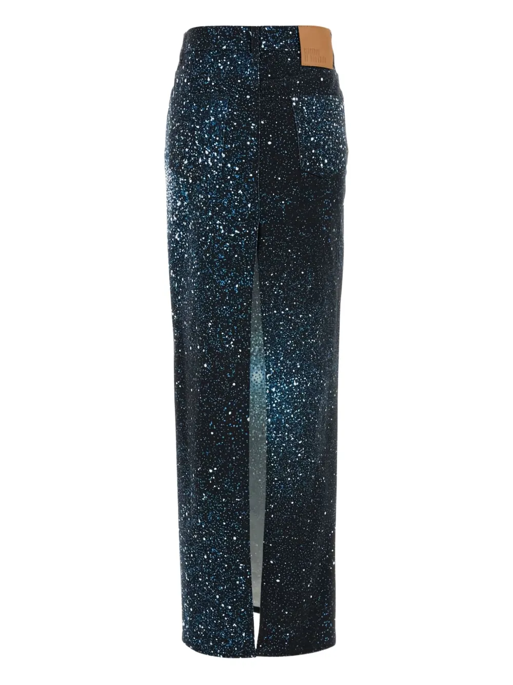 Giuseppe Di Morabito Denim maxi-rok met print Blauw