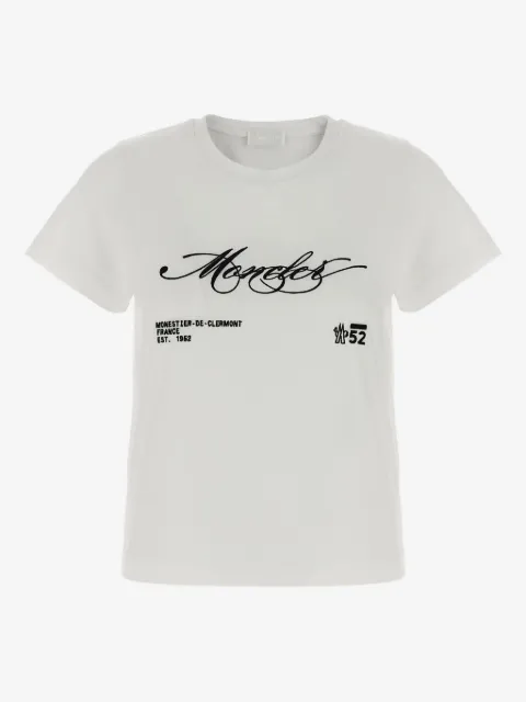 Moncler t-shirt à logo brodé
