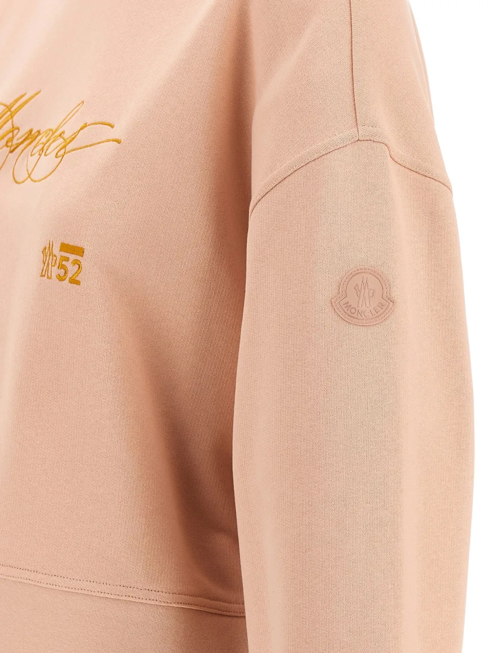 Moncler Sweater met ronde hals Roze