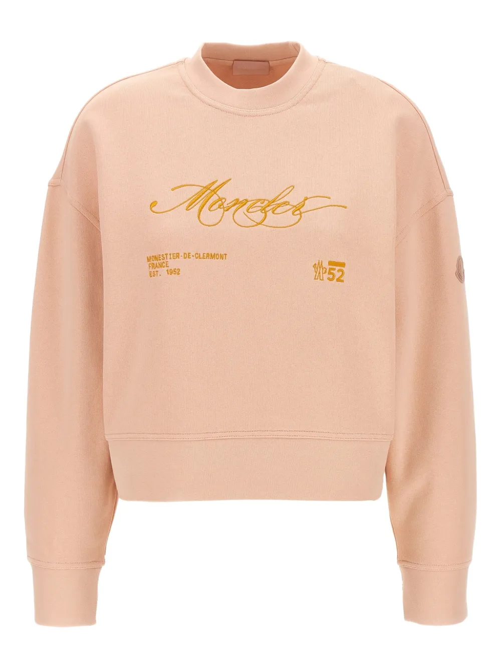 Moncler Sweater met ronde hals Roze