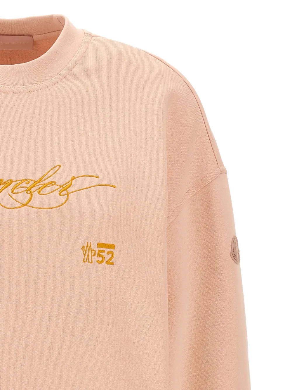 Moncler Sweater met ronde hals Roze