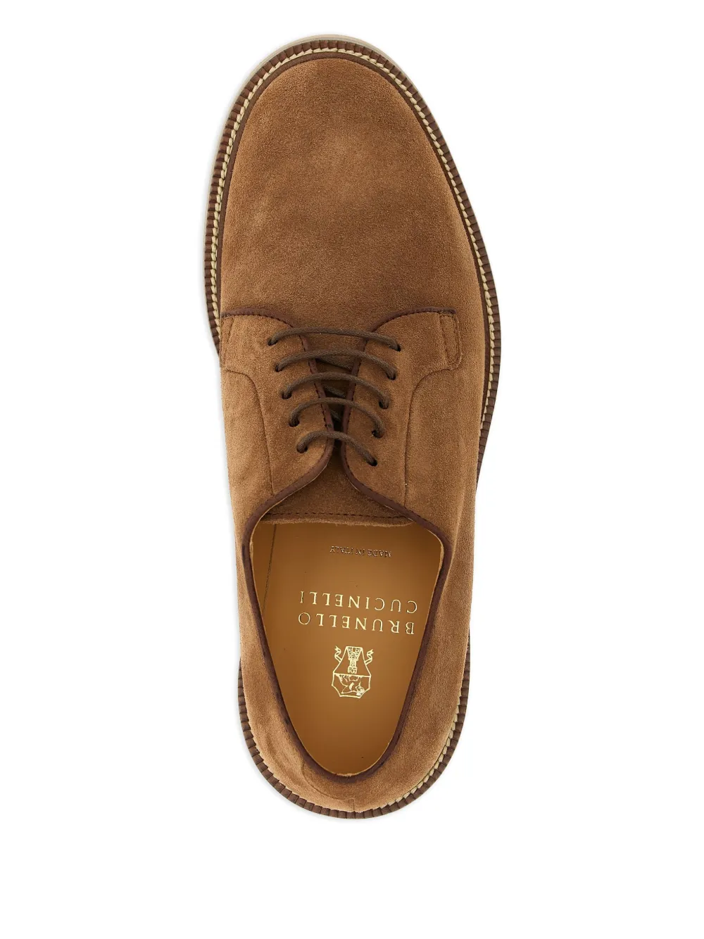 Brunello Cucinelli suede Derby shoes Brown