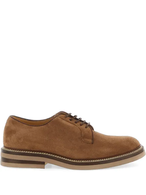 Brunello Cucinelli suede Derby shoes