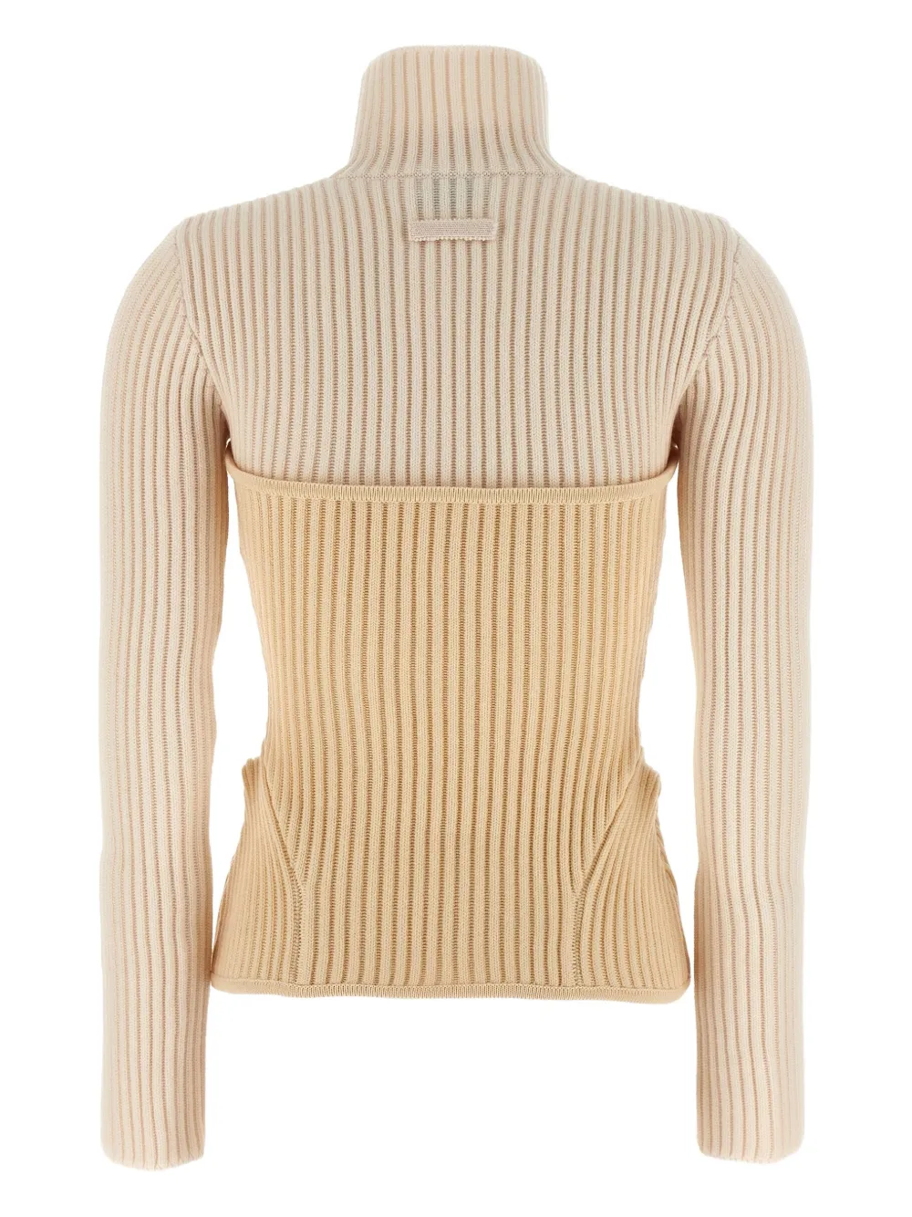 Jean Paul Gaultier Corset Sweater Sweaters And Cardigans White In Brown