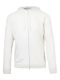 Eleventy hooded zip-up cashmere sweater - Neutrals