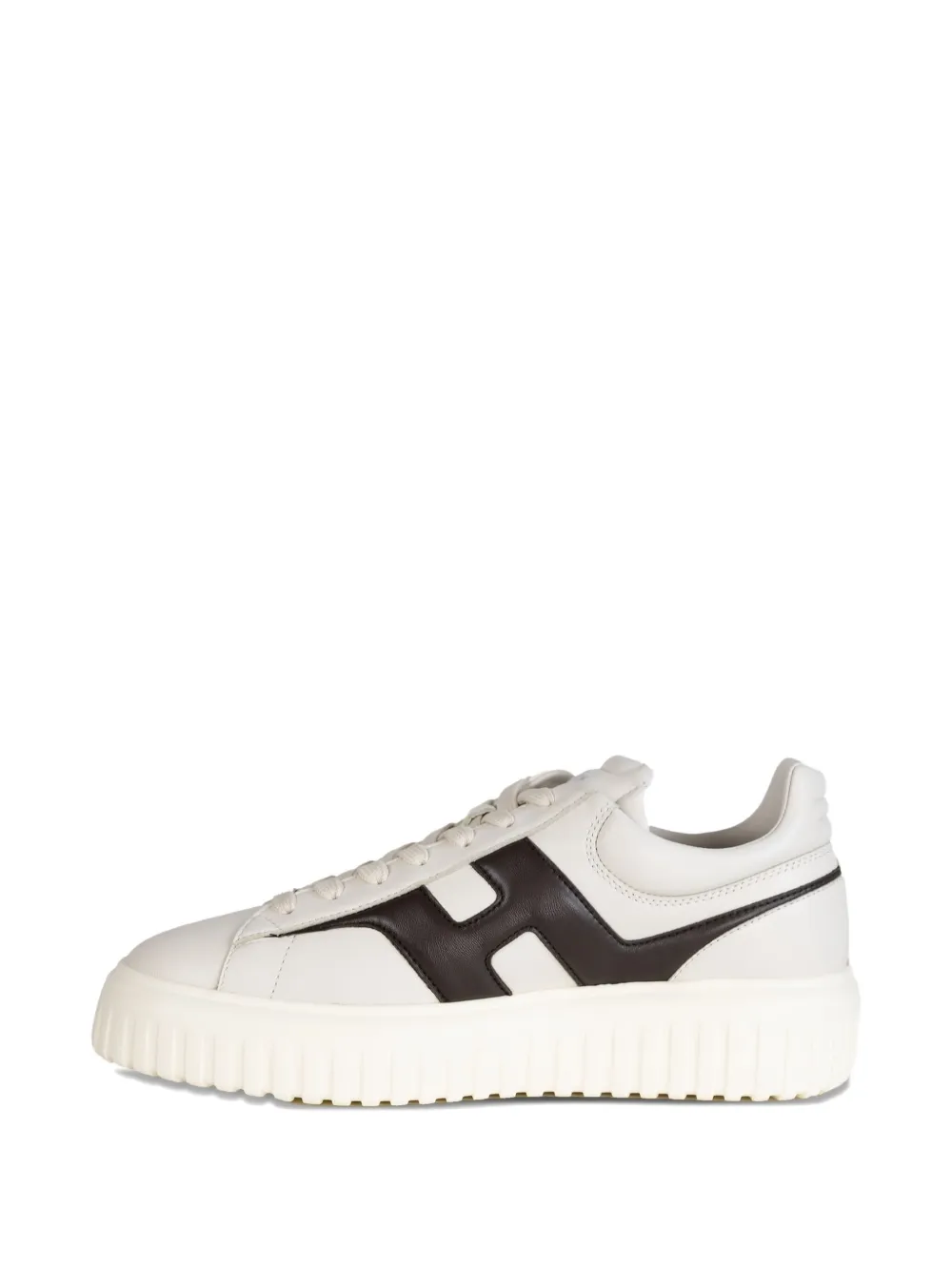 Hogan H-Stripe leather sneakers Neutrals