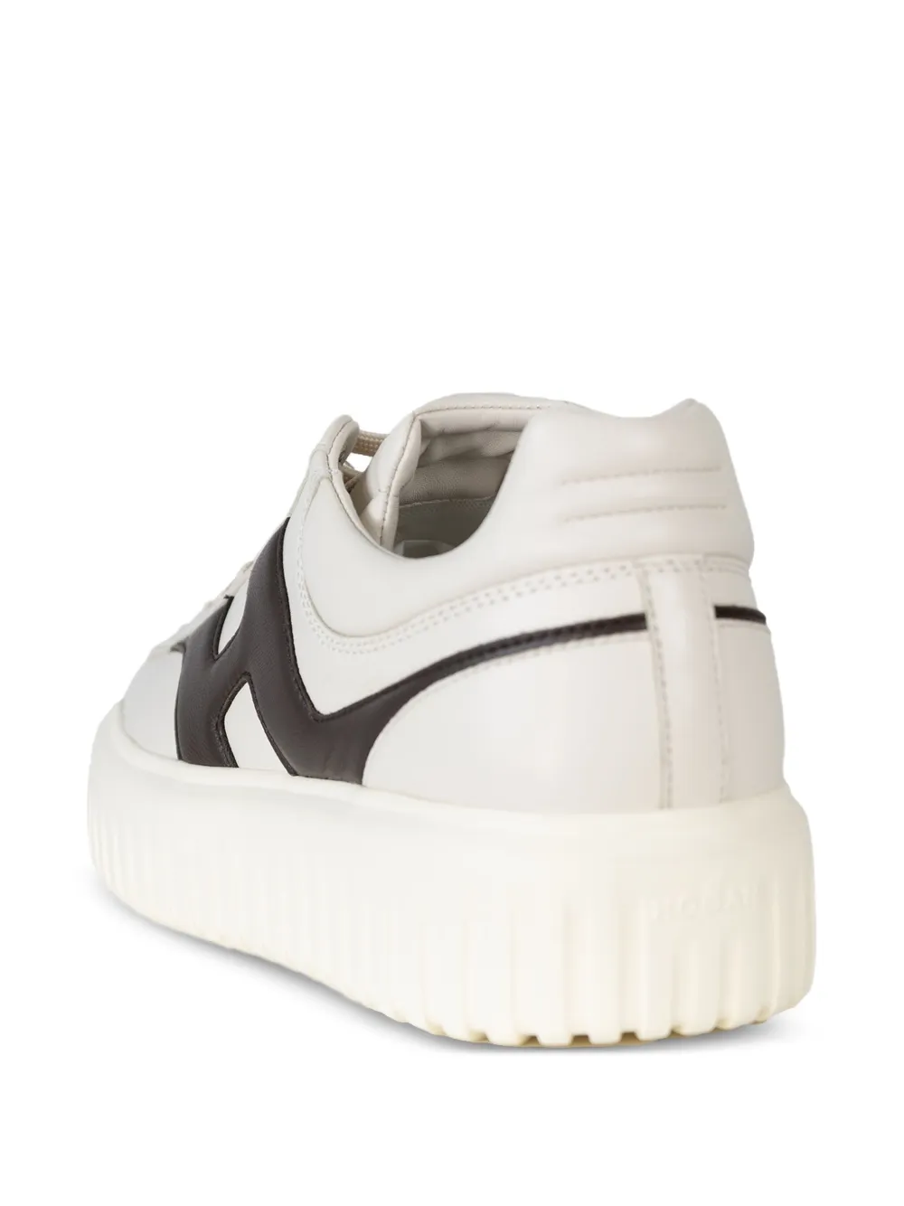 Hogan H-Stripe leather sneakers Neutrals