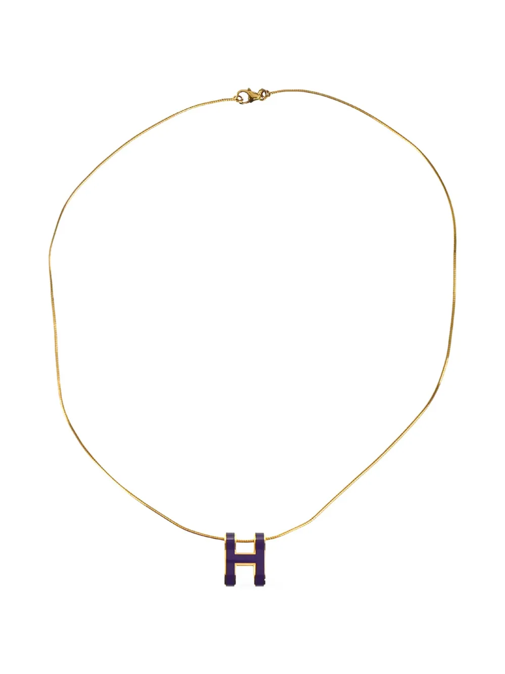 Hermès Pre-Owned 2010s Pop H necklace | Gold | Image 1