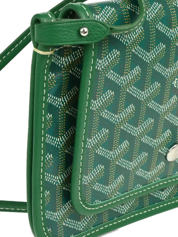 GOYARD幾何学模様 緑色 ショルダーバッグ 美品 Goyard 幾何学模様 グリーンショルダーバッグ