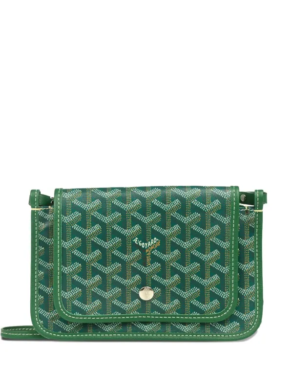 GOYARD幾何学模様 緑色 ショルダーバッグ Goyard Pre-Owned 2018s プリュメ ショルダーバッグ | グリーン