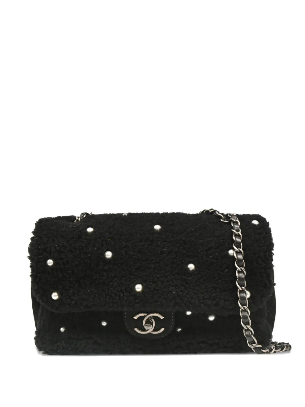 CHANEL Pre-Owned 2014 パール ショルダーバッグ - ブラック CHANEL Pre-Owned 2014 パール ショルダーバッグ - ブラック