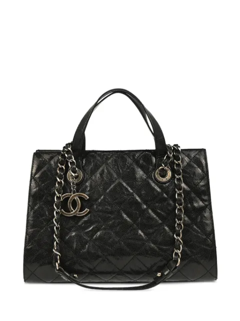 CHANEL Pre-Owned tote con capitonado de rombos 2014