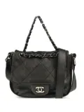 CHANEL Pre-Owned 2011 quilted chain-strap shoulder bag - Black