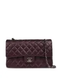 CHANEL Pre-Owned 2011 medium Classic Flap quilted lambskin shoulder bag - Purple