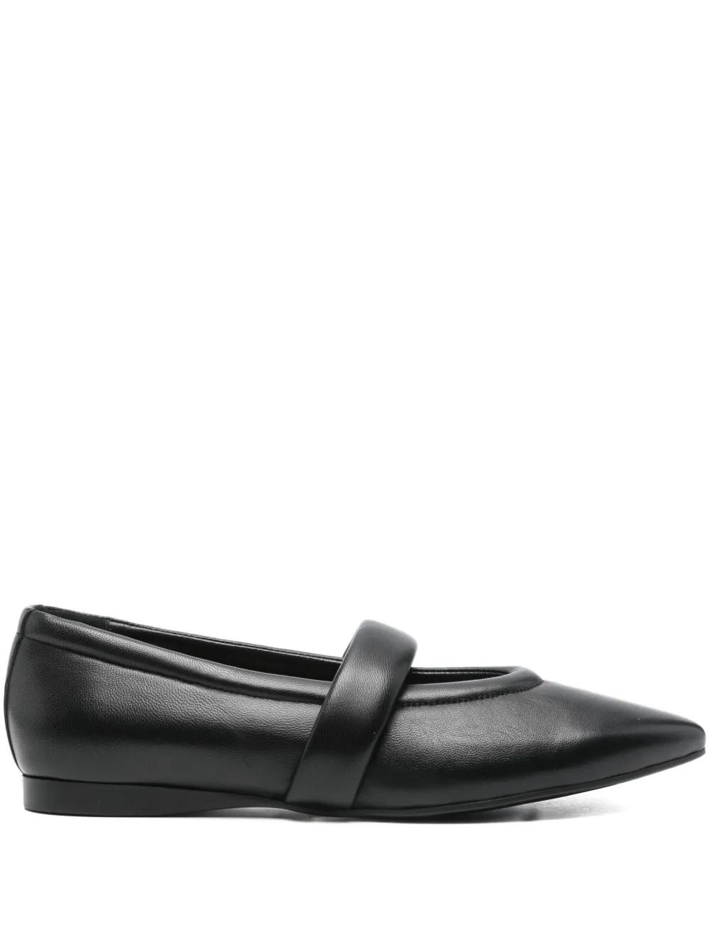 Evaluna pointed-toe ballet flats | Black | Image 1