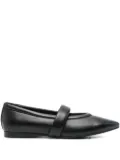 Evaluna pointed-toe ballet flats - Black