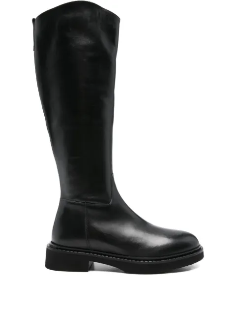 Evaluna 35mm leather zip-fastening boots