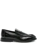 Evaluna penny leather loafers - Black