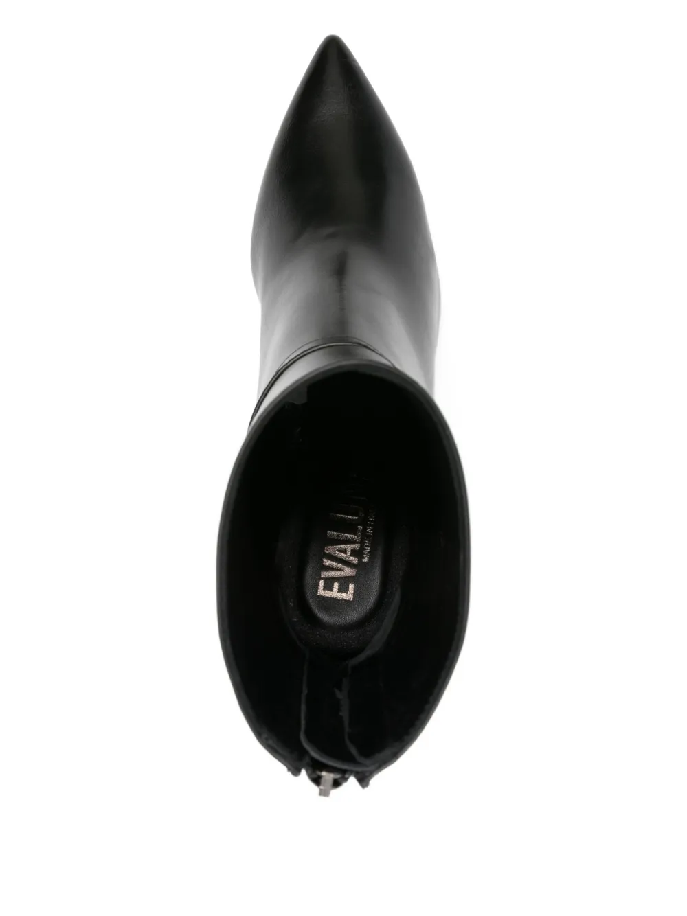 Evaluna 90mm pointed-toe flared-heel boots Black