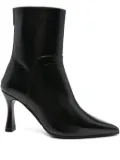 Evaluna 90mm pointed-toe flared-heel boots - Black