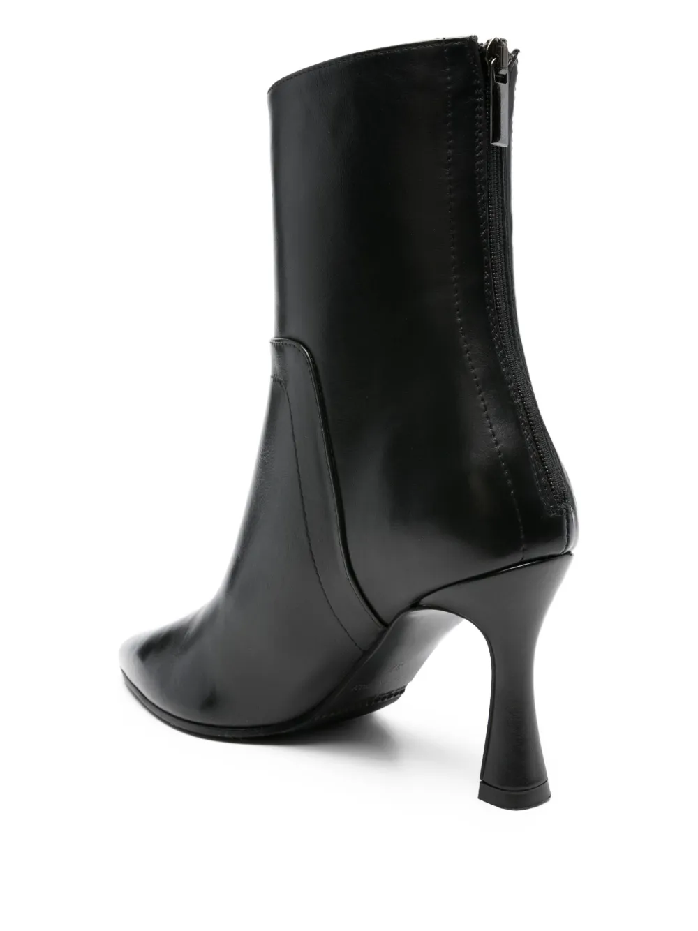 Evaluna 90mm pointed-toe flared-heel boots Black