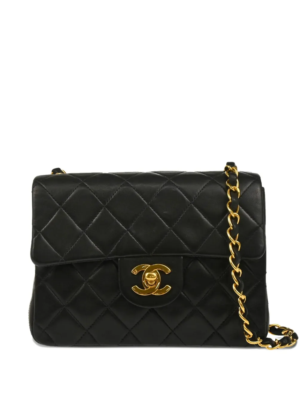 CHANEL Pre-Owned 1997 mini square Classic Flap shoulder bag | Black | Image 1