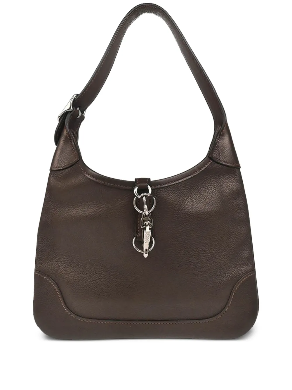 Hermès Pre-Owned 2005 トリム デュオ 24 ハンドバッグ - ブラウン Hermès Pre-Owned 2005 トリム デュオ 24 ハンドバッグ - ブラウン