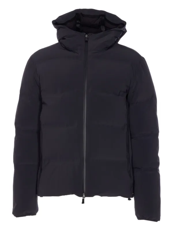 Herno フーデッド パデッドジャケット | ブラック | FARFETCH JP