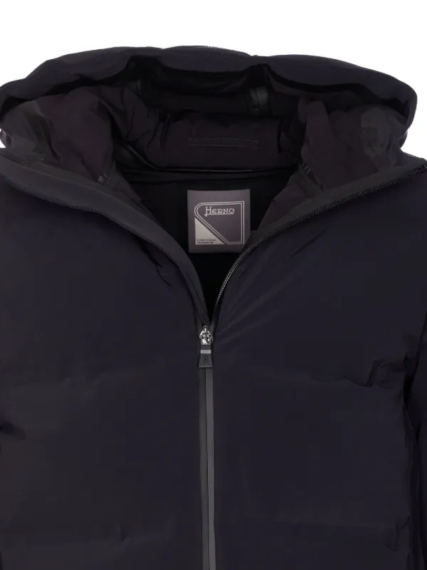 Herno フーデッド パデッドジャケット | ブラック | FARFETCH JP