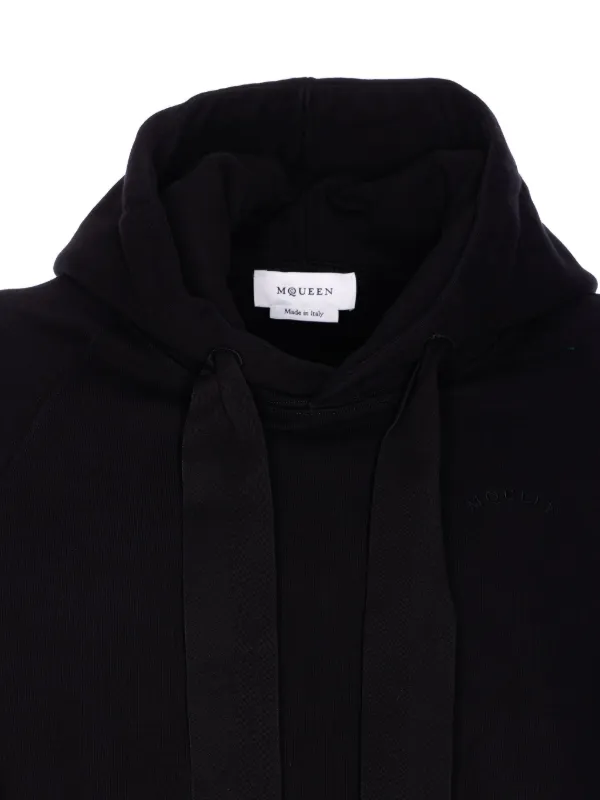 Alexander McQueen ロゴ パーカー | ブラック | FARFETCH JP
