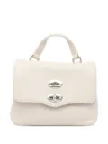 Zanellato Postina turn-lock flap handbag - White