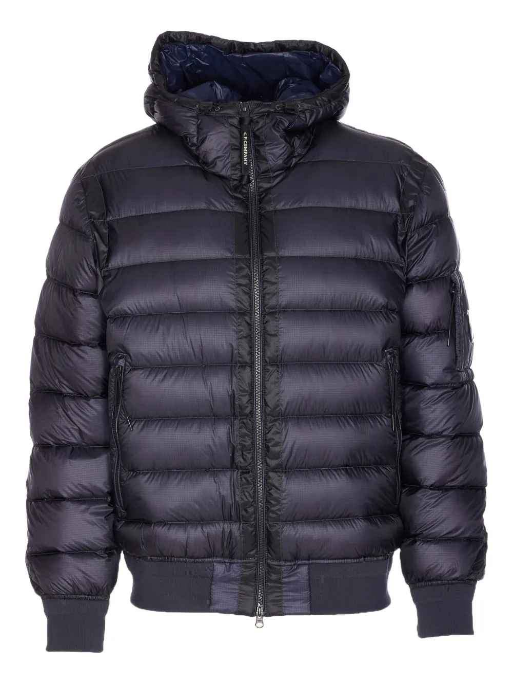 C.P. Company Gewatteerde jas met capuchon Blauw