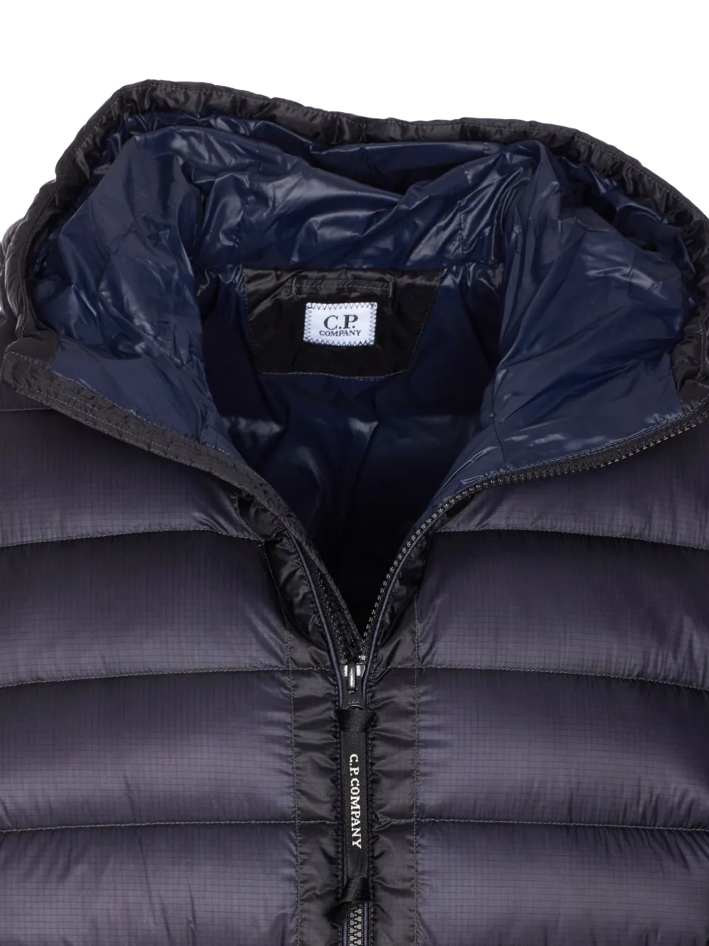 C.P. Company Gewatteerde jas met capuchon Blauw