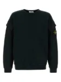Stone Island Compass-badge patch-pocket sweatshirt - Black