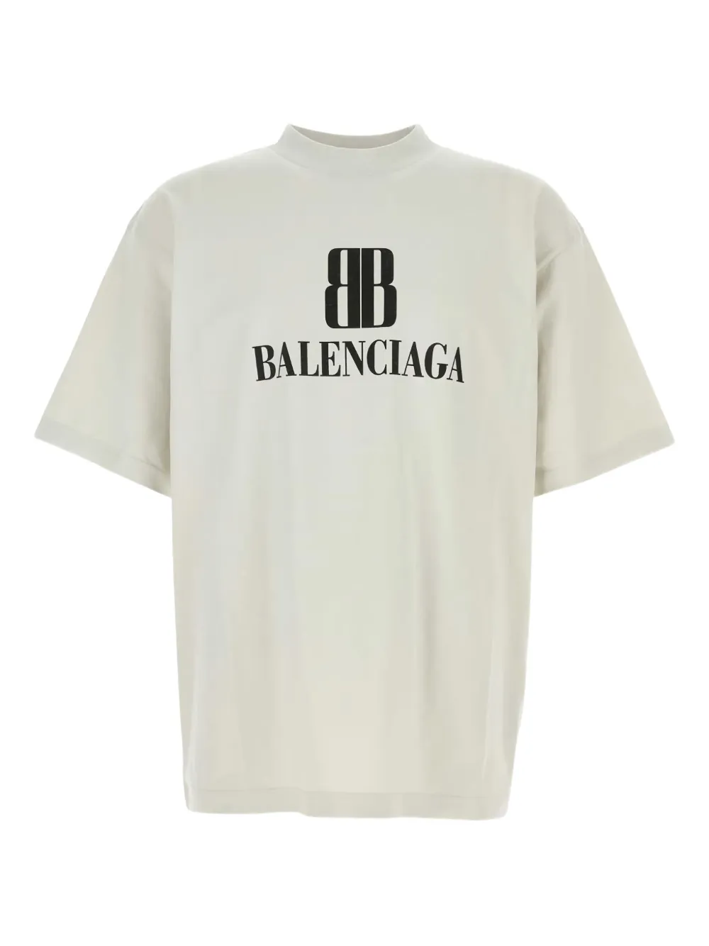 Balenciaga Katoenen T-shirt met logoprint Wit