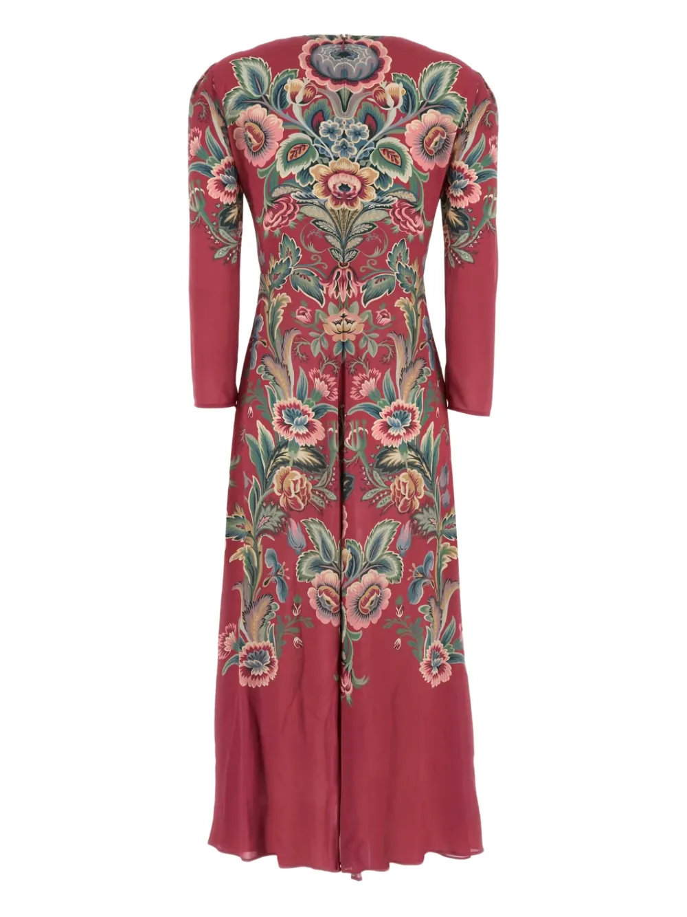 ETRO Maxi-jurk met bloemenprint Rood